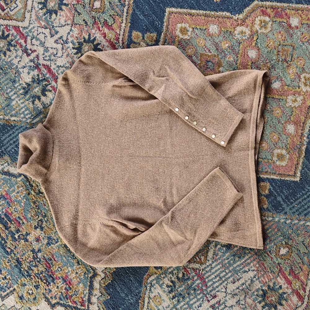 Fine Italian Merino Wool Turtleneck Sweater